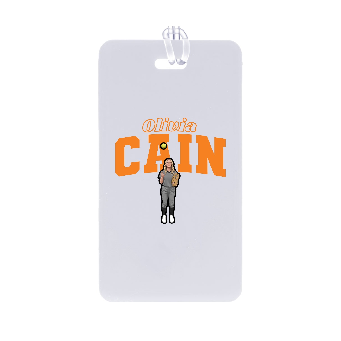 Bag Tag — Name Arch in Classic