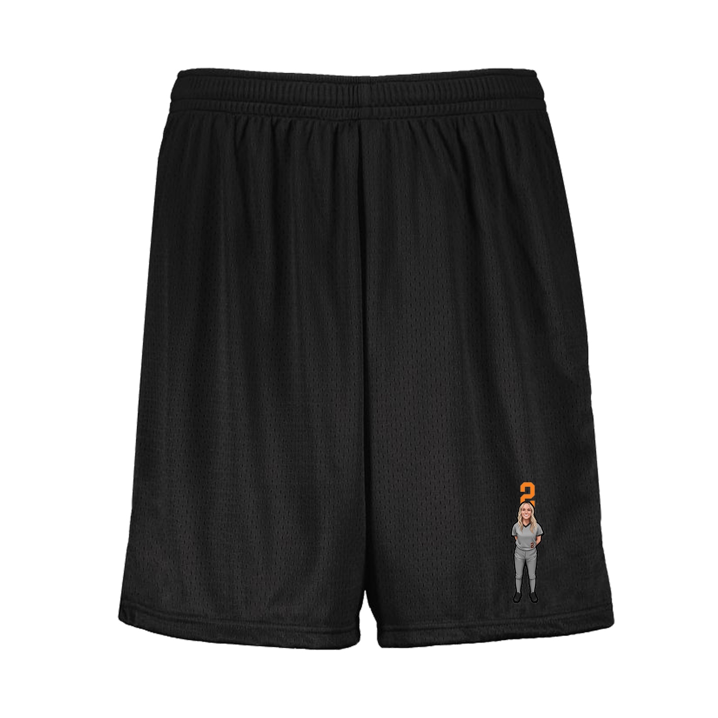 Shorts — Number Top in Black