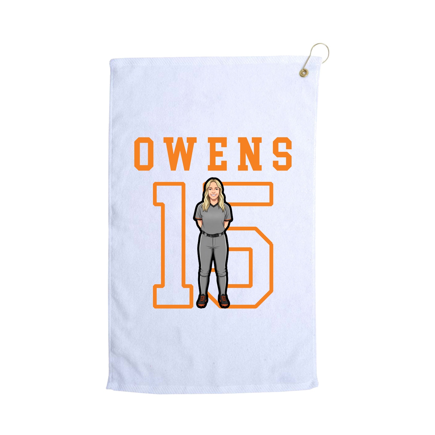 Golf Towel — Shirsey in White