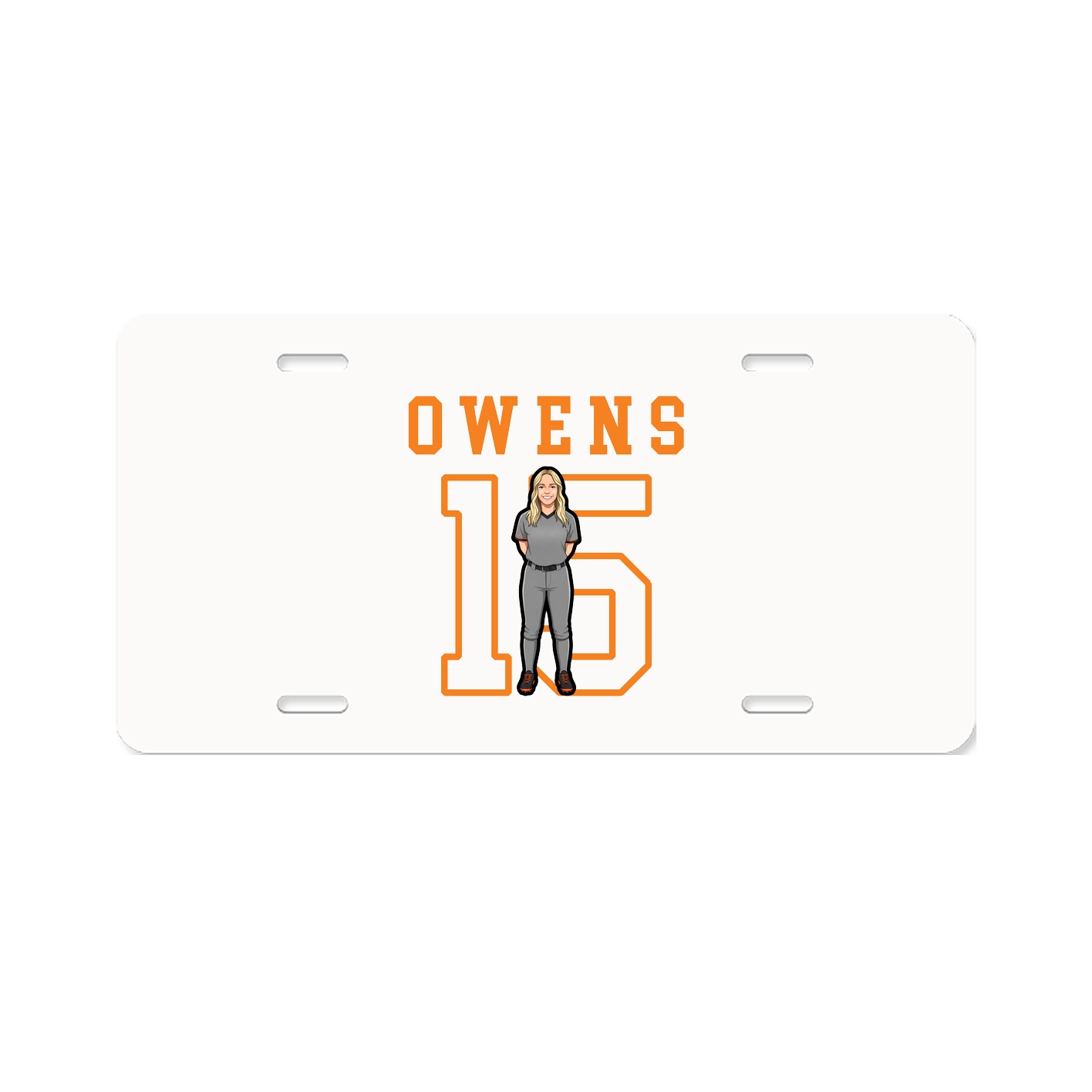 License Plate — Shirsey in Classic
