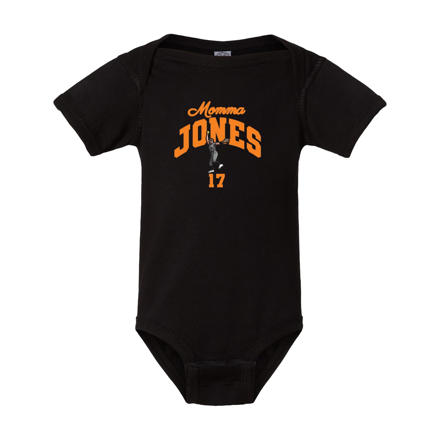 Baby Onesie — Mothers Day Arch in Black