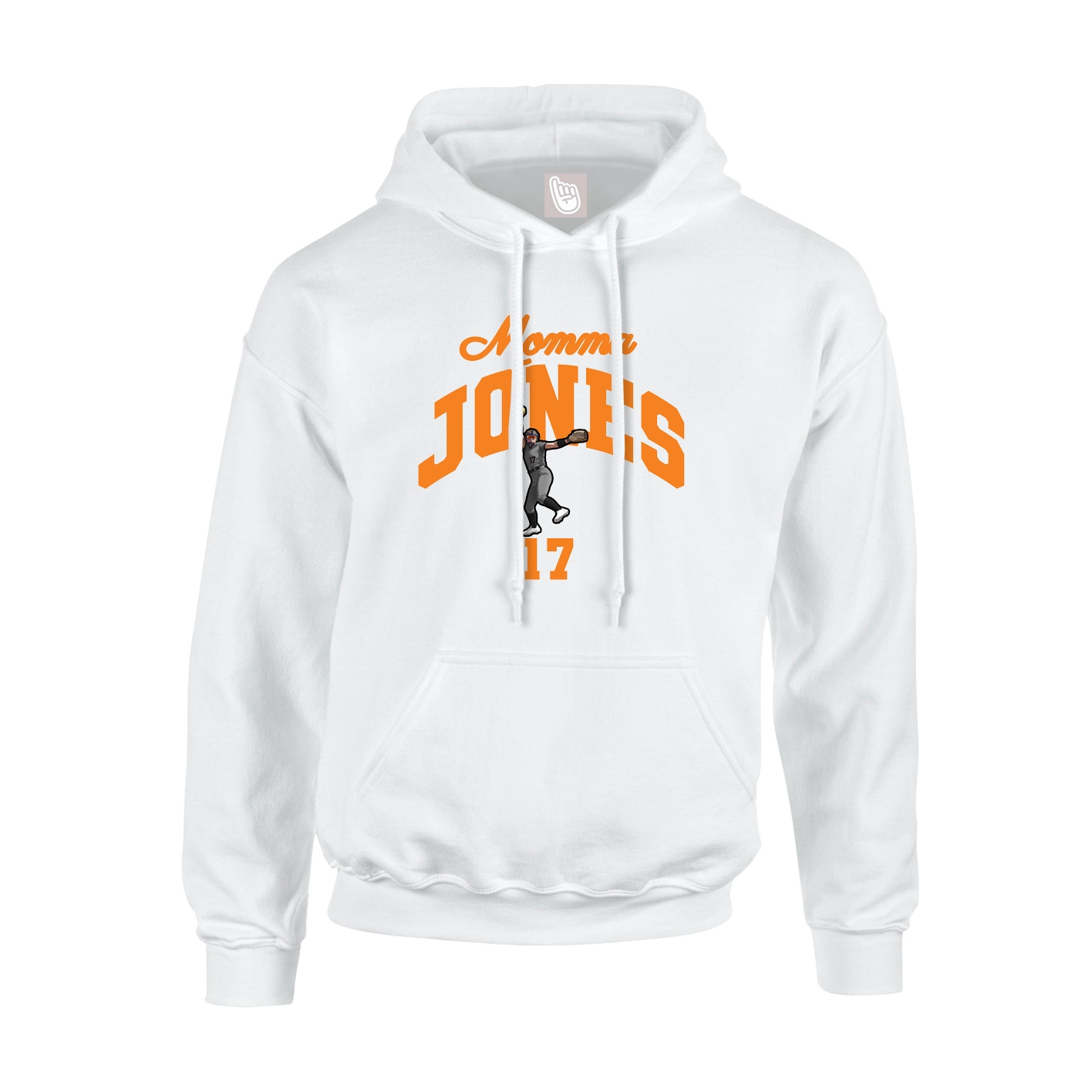 Youth Hoodie — Mothers Day Arch in White