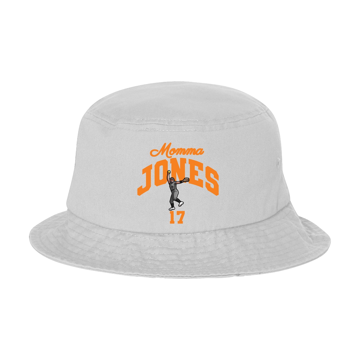 Bucket Cap — Mothers Day Arch in White