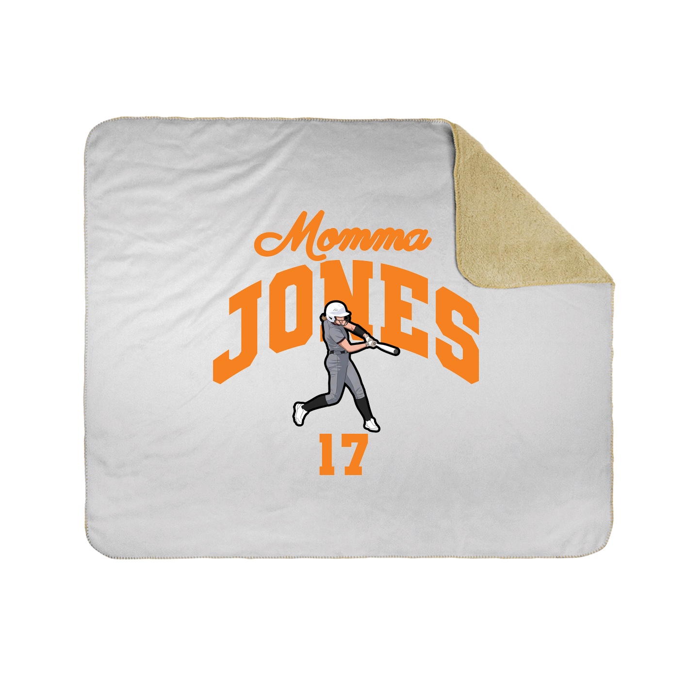 Throw Blanket — Mothers Day Arch in White