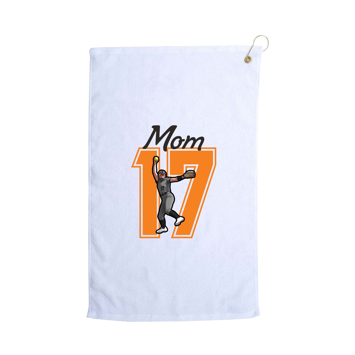 Golf Towel — Mothers Day Shirsey in White