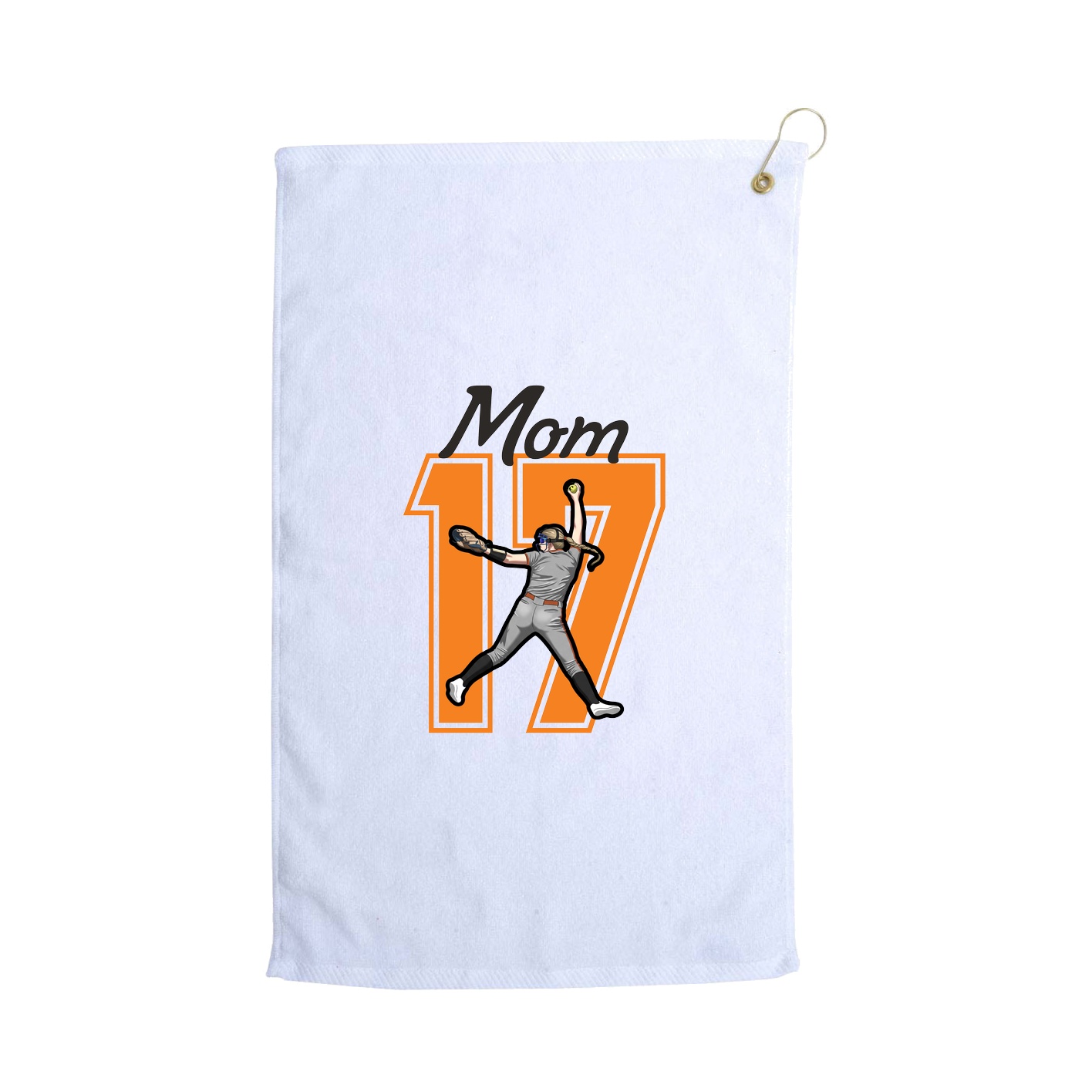 Golf Towel — Mothers Day Shirsey in White