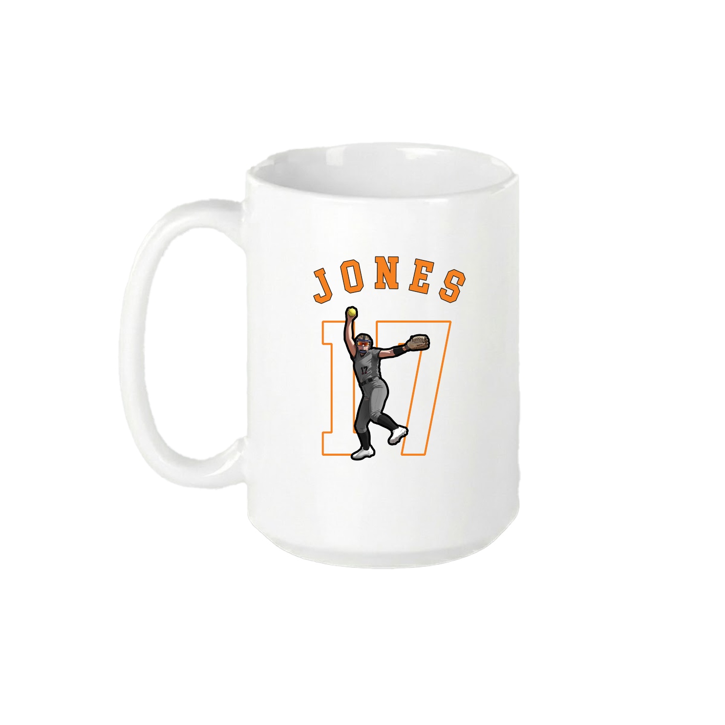 15oz Coffee Mug — Shirsey Arch in White