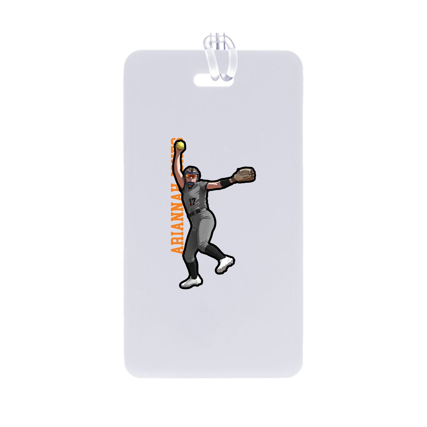 Bag Tag — Name Vertical in Classic