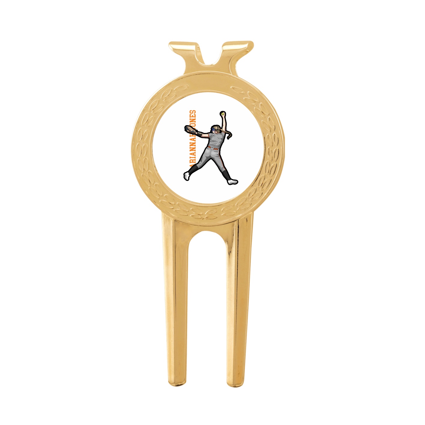 Divot Tool with Ball Marker — Name Vertical in Classic