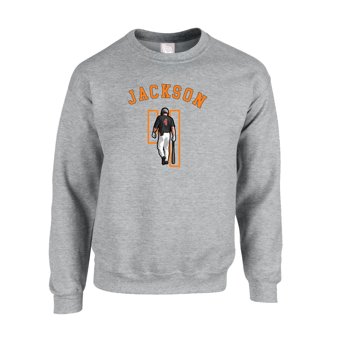 Fleece Crew — Shirsey Arch in Grey