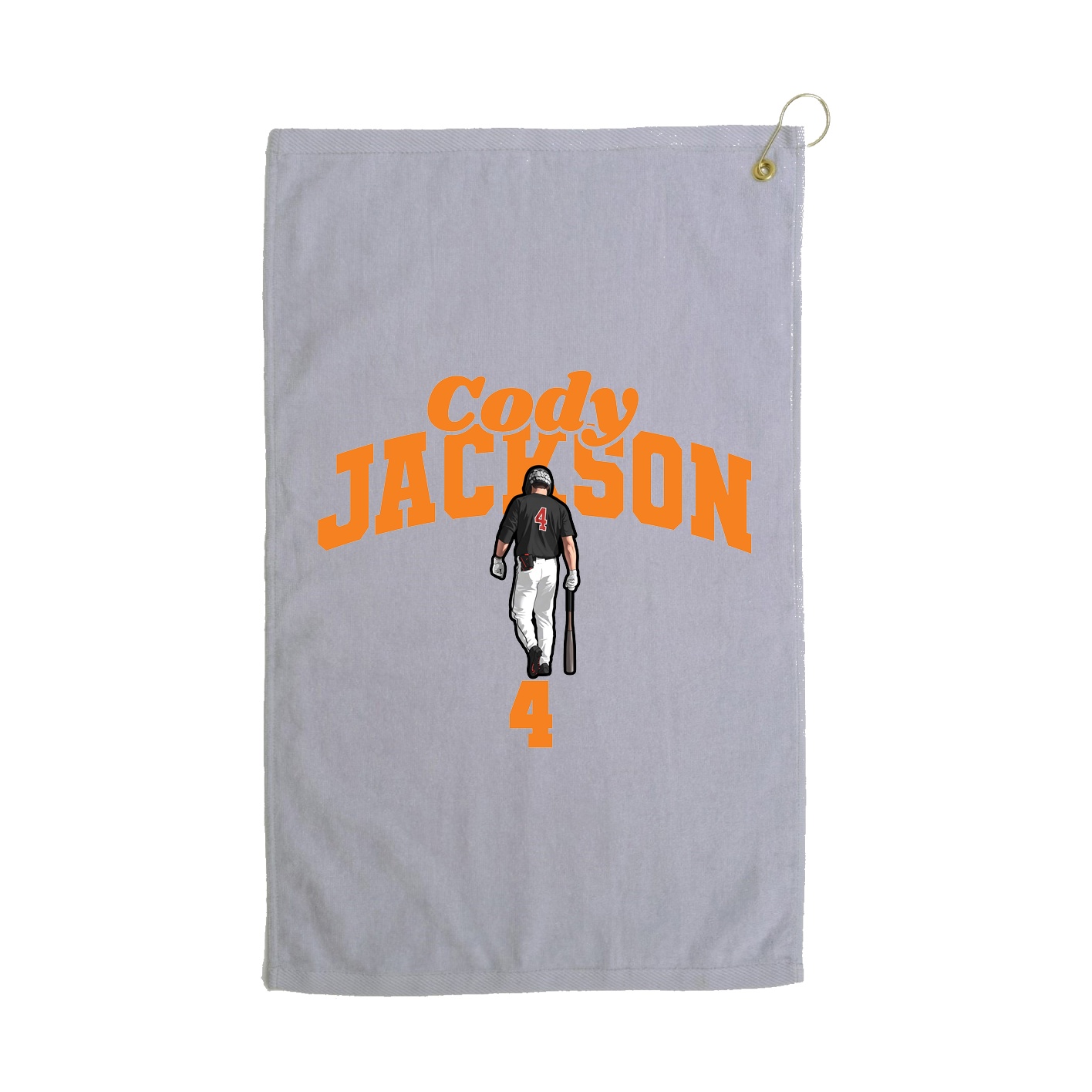 Golf Towel — Signature Arch in Grey