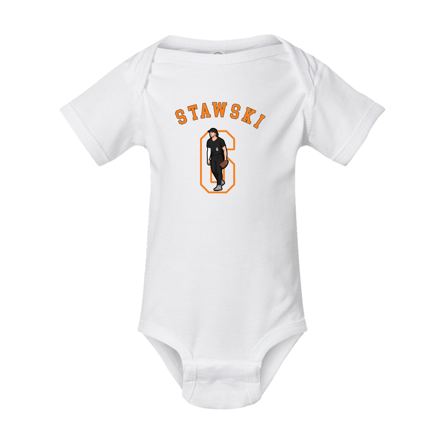 Baby Onesie — Shirsey Arch in White