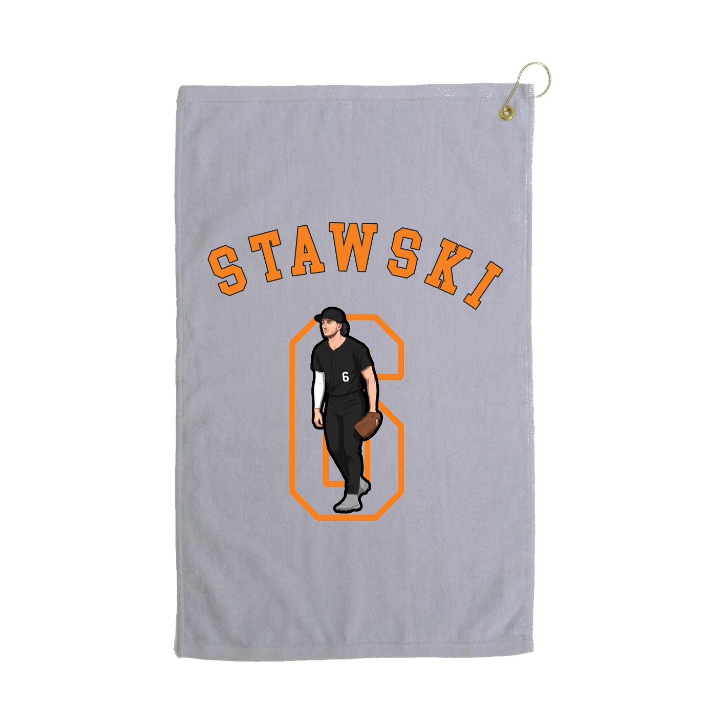 Golf Towel — Shirsey Arch in Grey