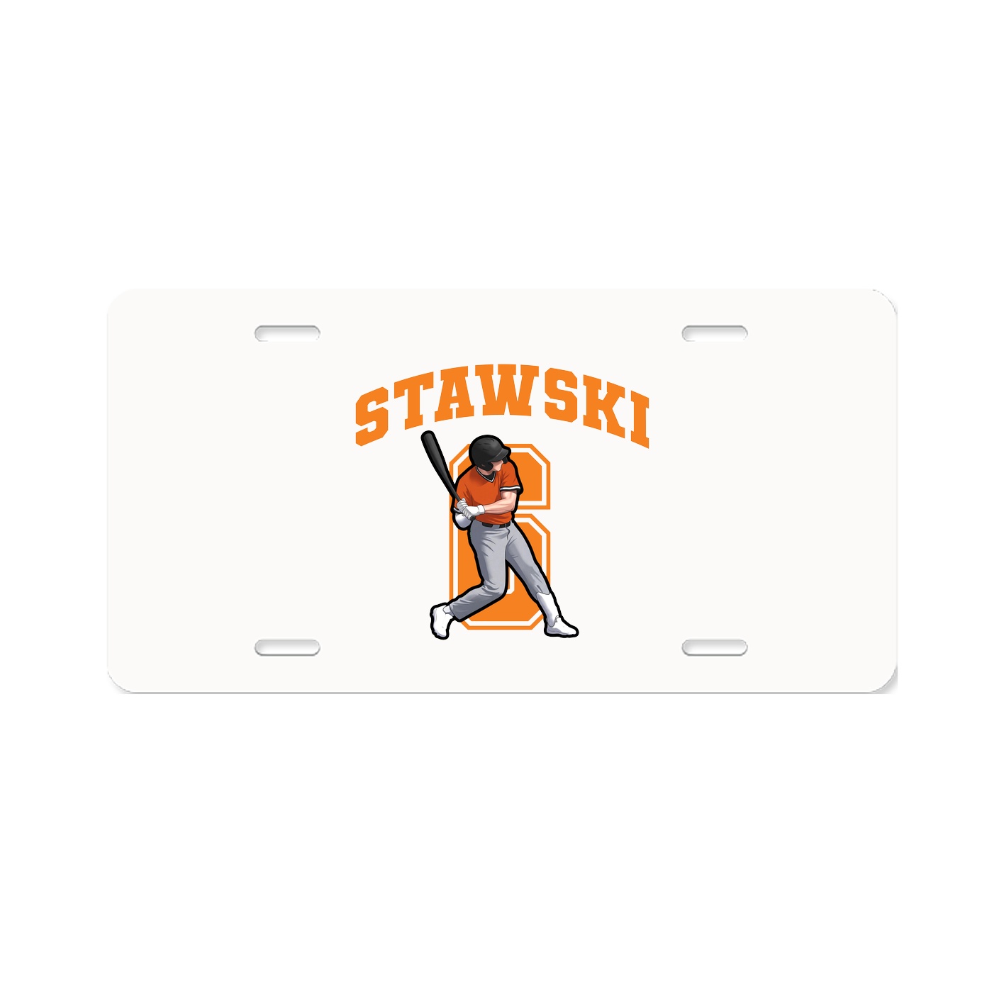 License Plate — Number in Classic