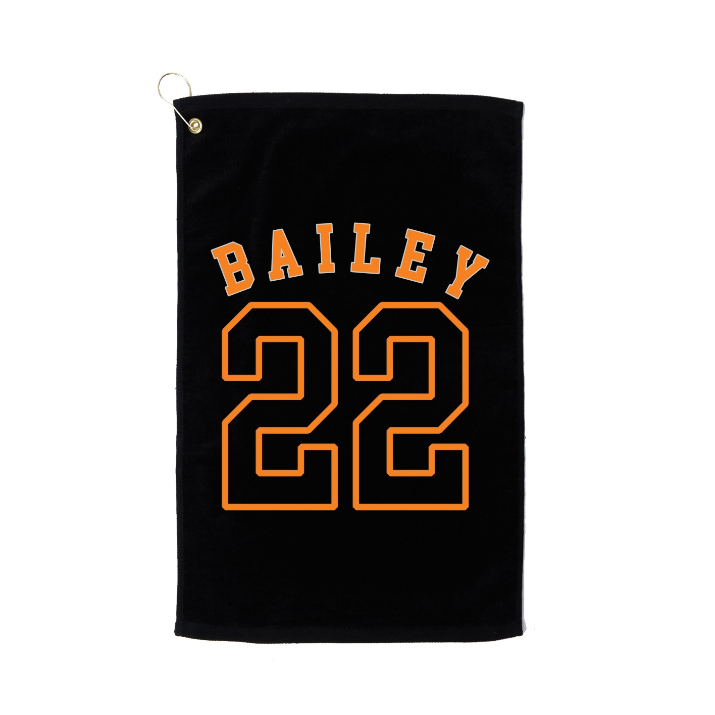 Golf Towel — Shirsey Arch in Black