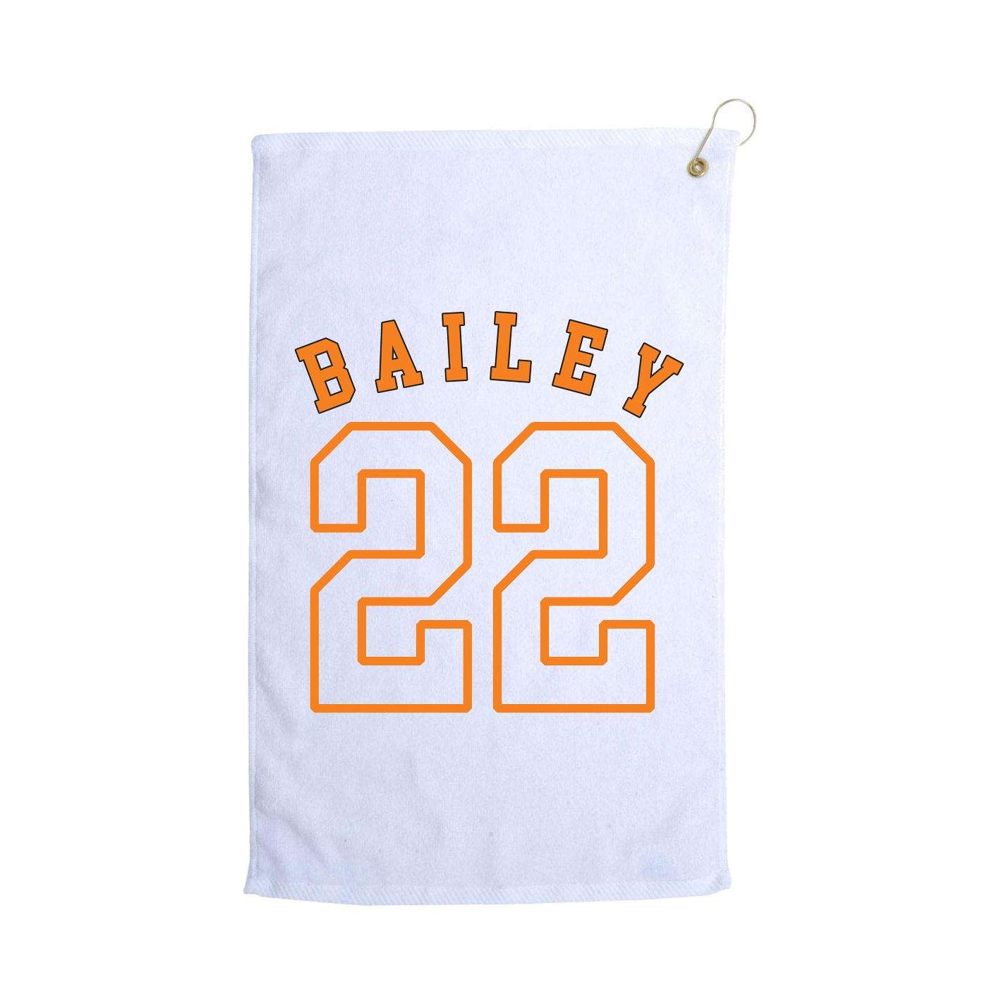 Golf Towel — Shirsey Arch in White