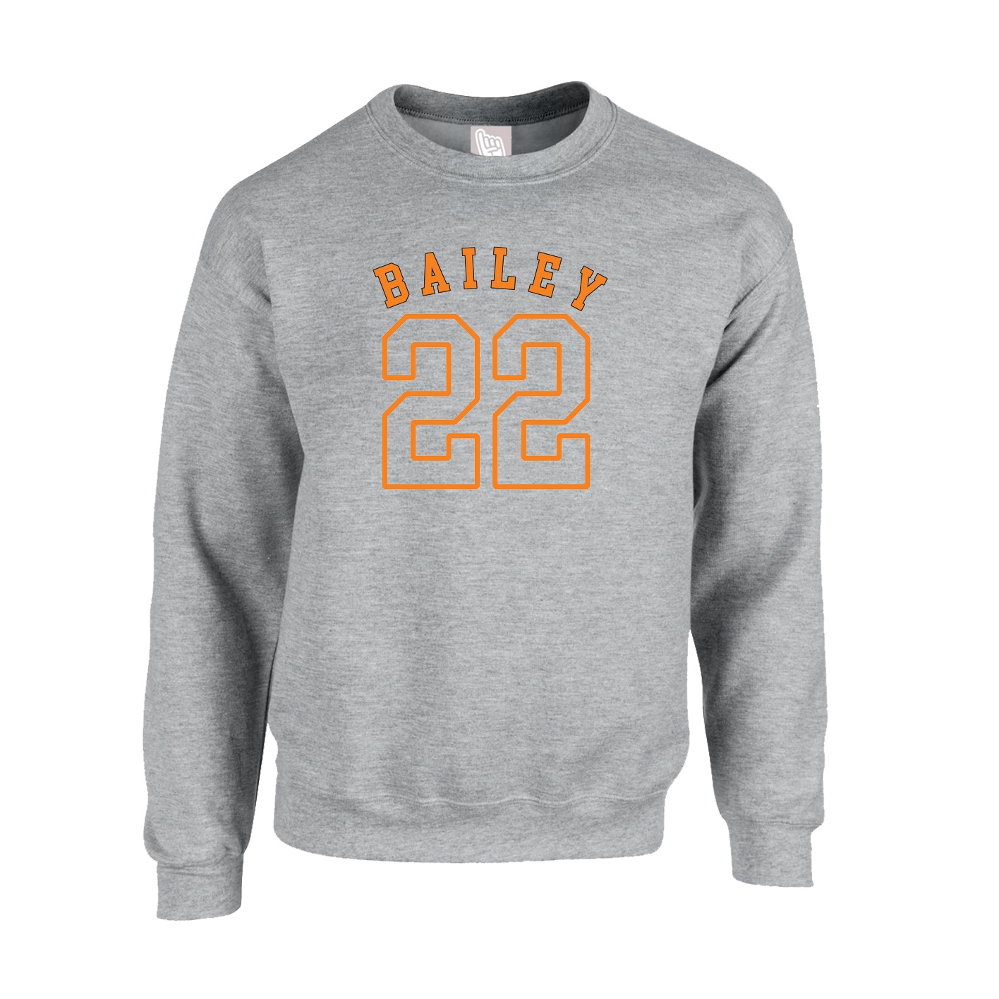 Fleece Crew — Shirsey Arch in Grey