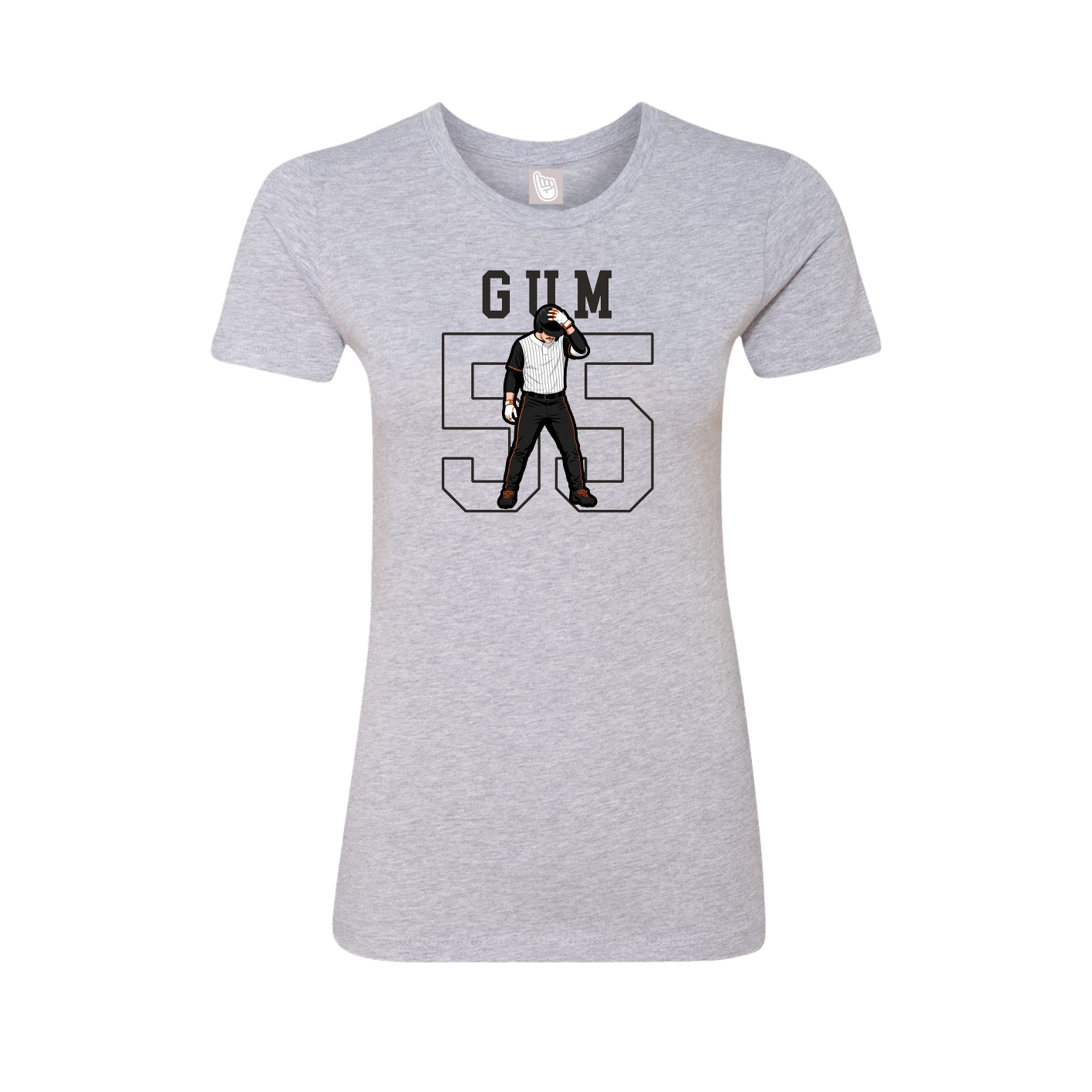 Fitted Women's Tee — Shirsey in Grey