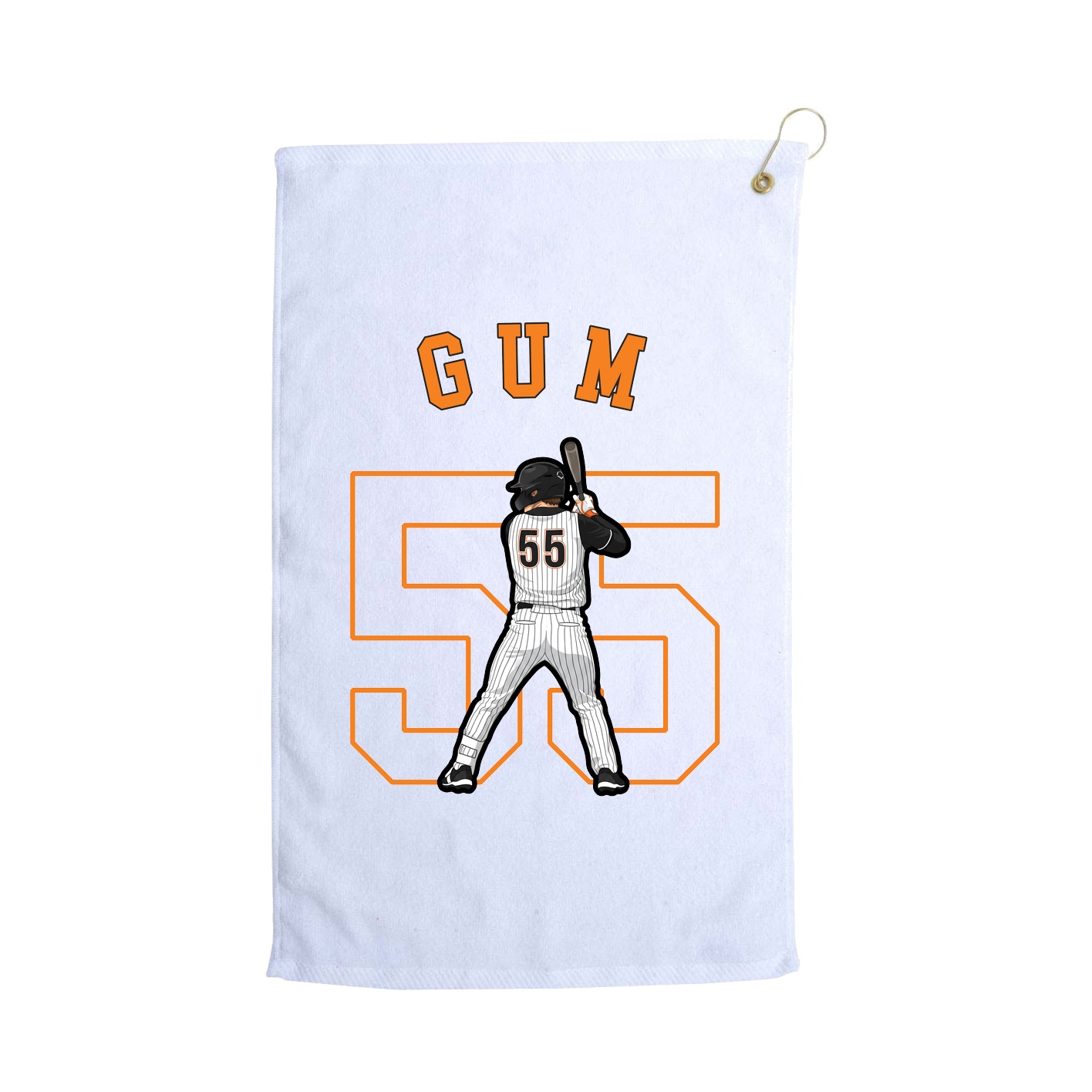 Golf Towel — Shirsey Arch in White