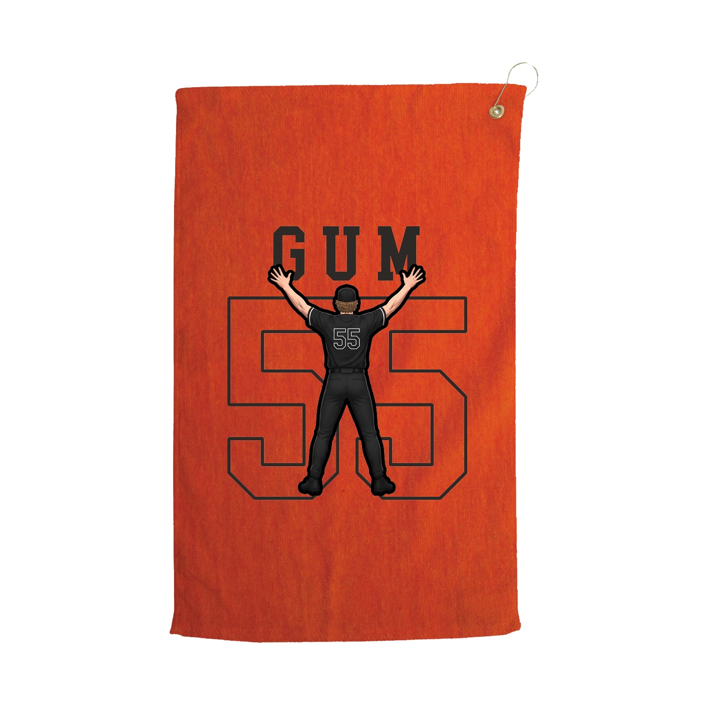 Golf Towel — Shirsey in Orange
