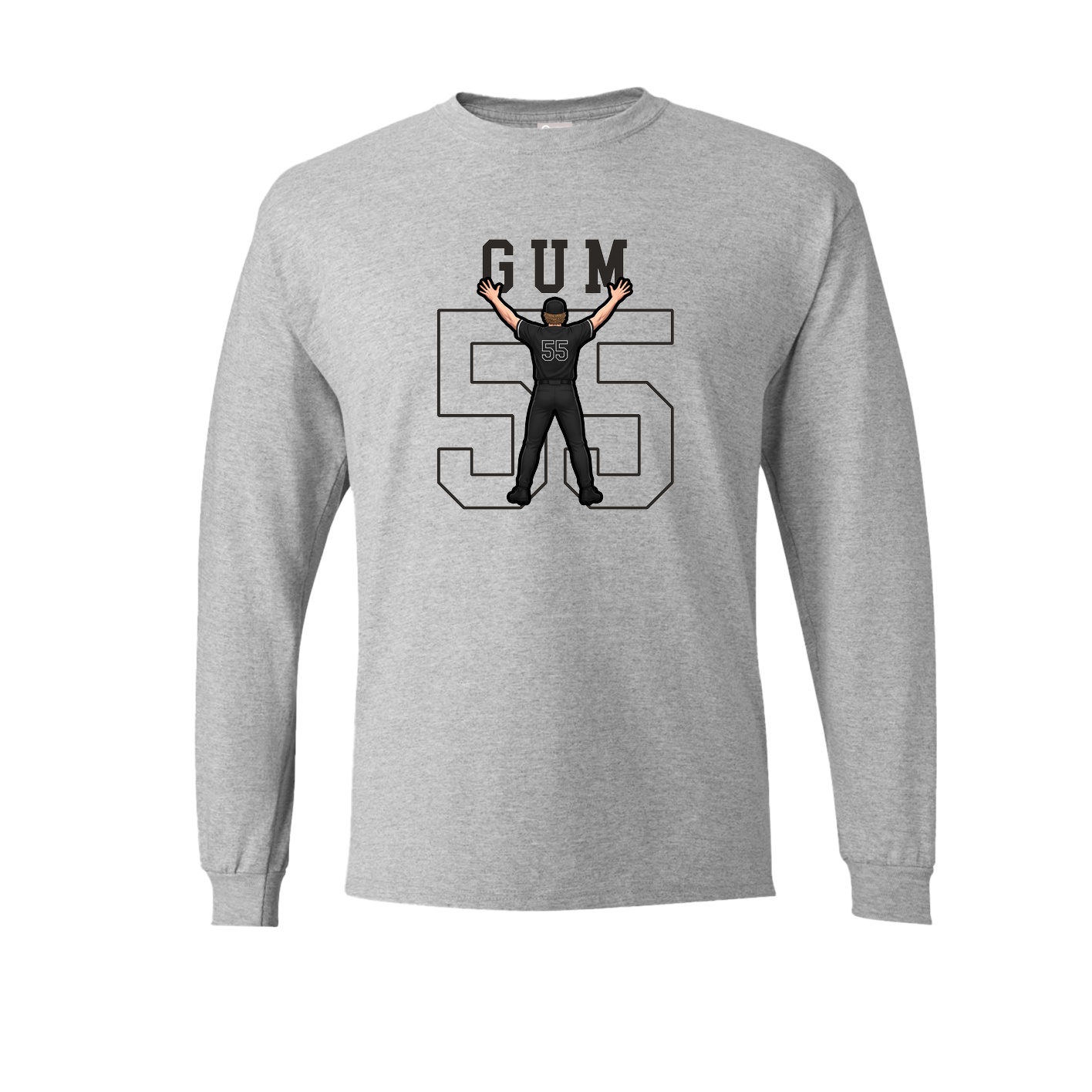 Long Sleeve Tee — Shirsey in Grey