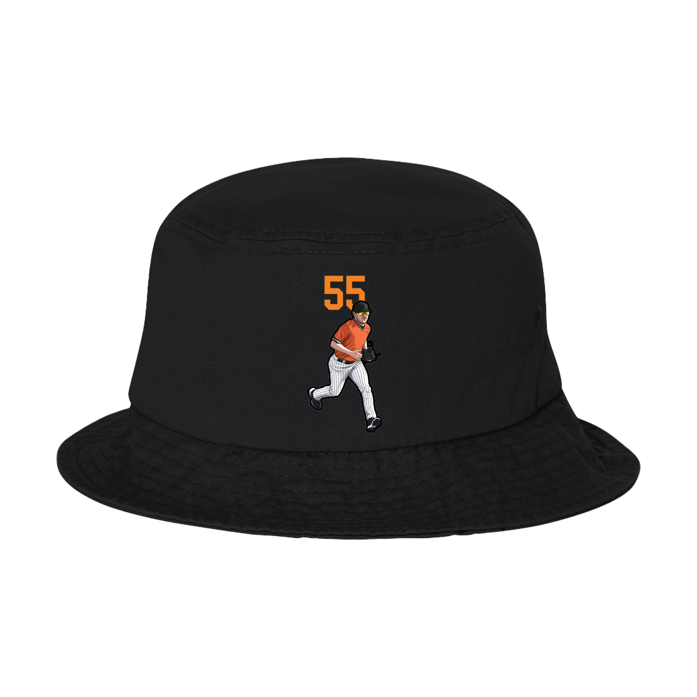 Bucket Cap — Number Top in Black