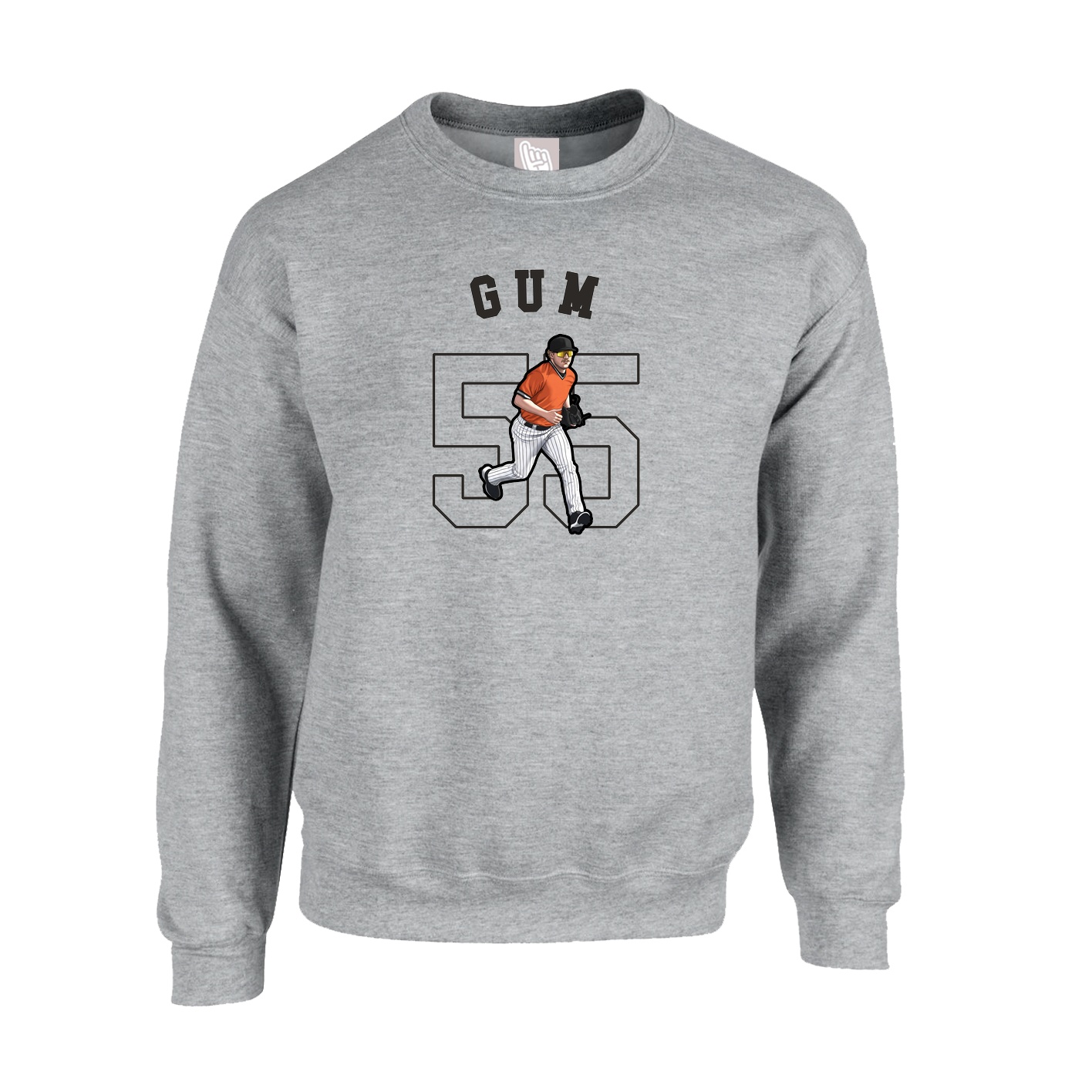 Fleece Crew — Shirsey Arch in Grey