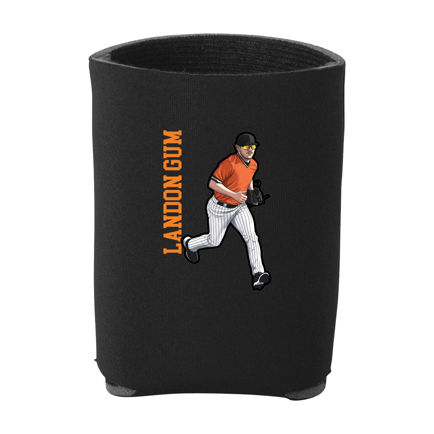 Can Holder — Name Vertical in Black