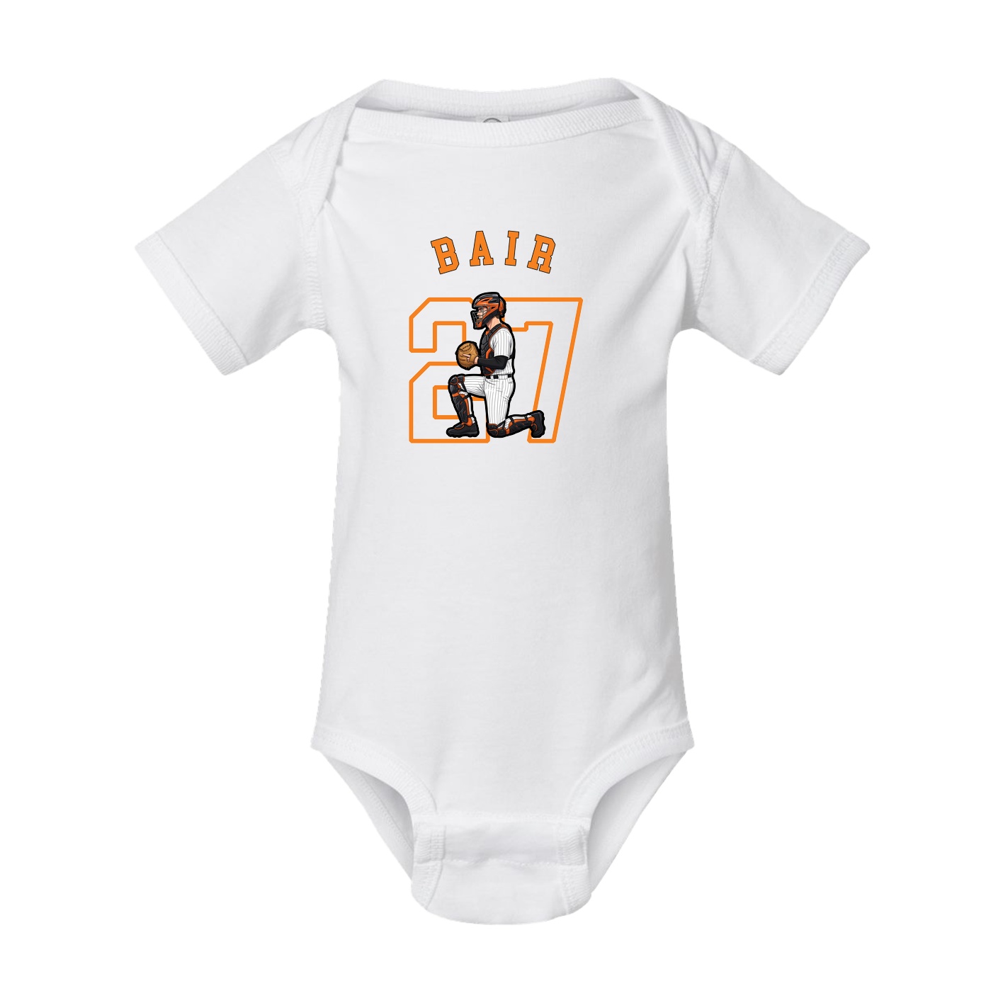 Baby Onesie — Shirsey Arch in White