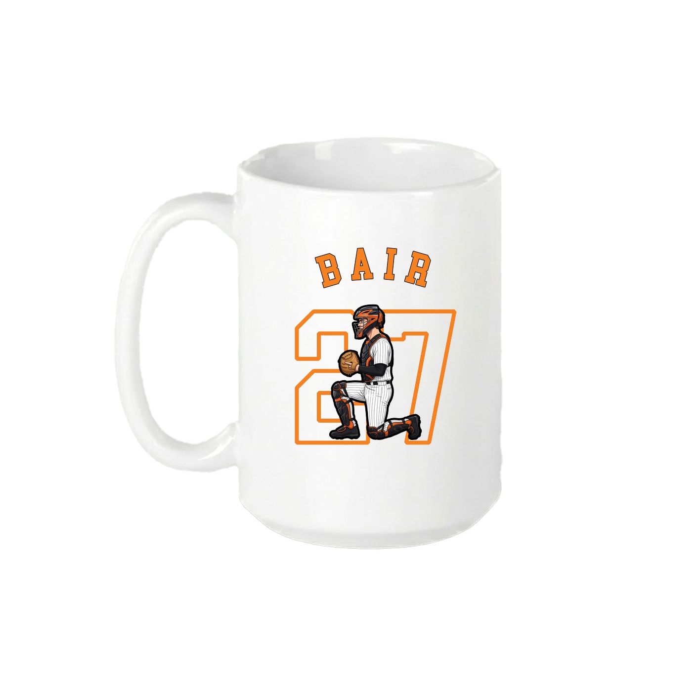 15oz Coffee Mug — Shirsey Arch in White