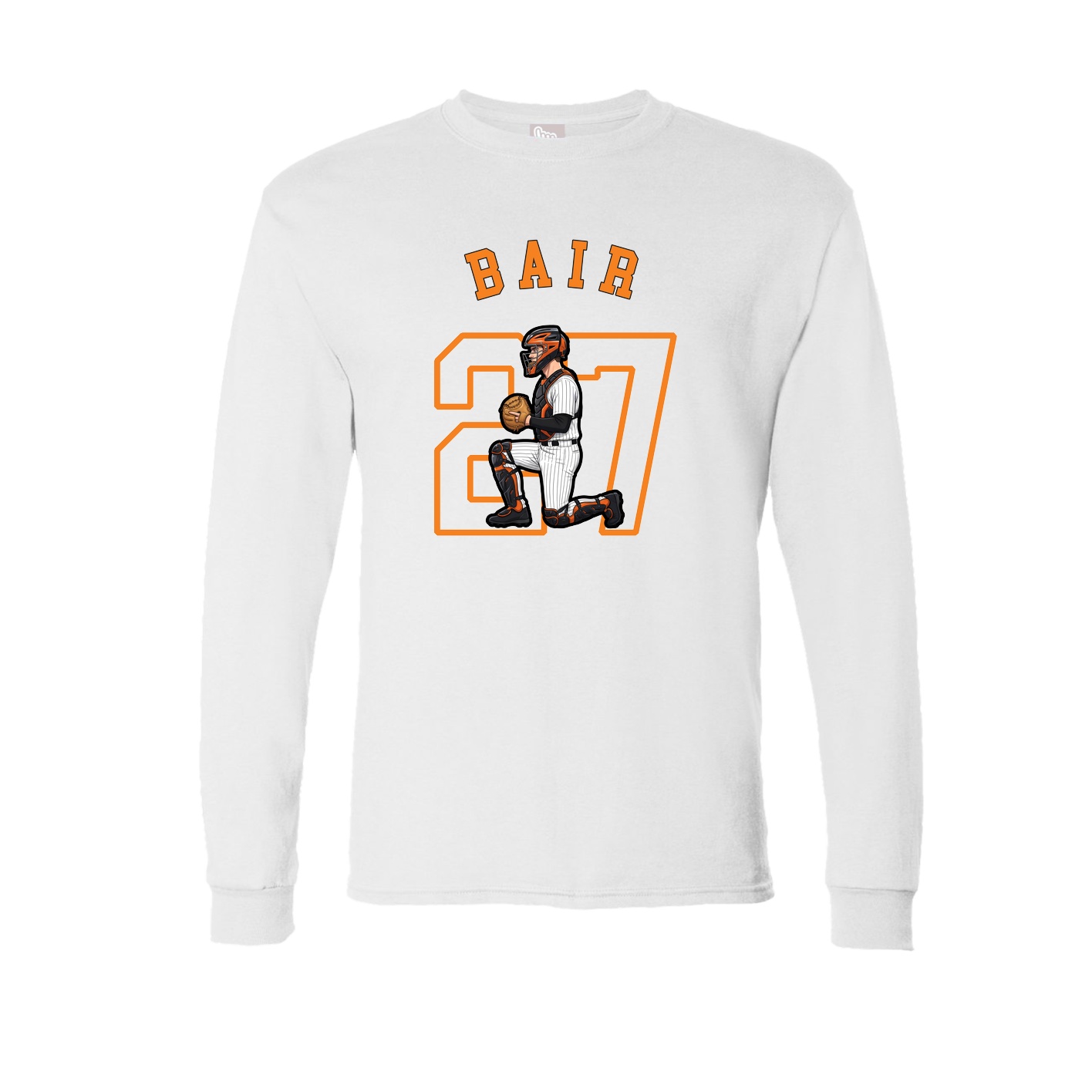Long Sleeve Tee — Shirsey Arch in White