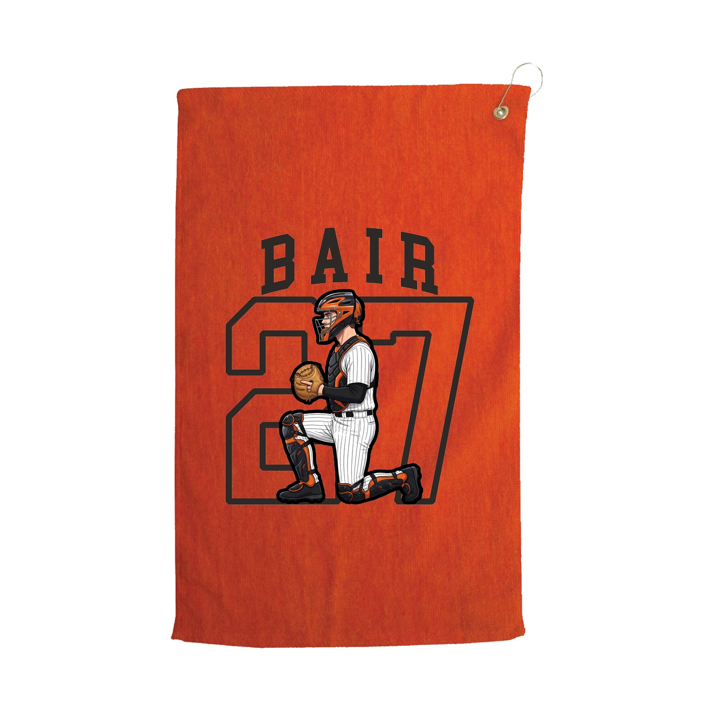 Golf Towel — Shirsey in Orange