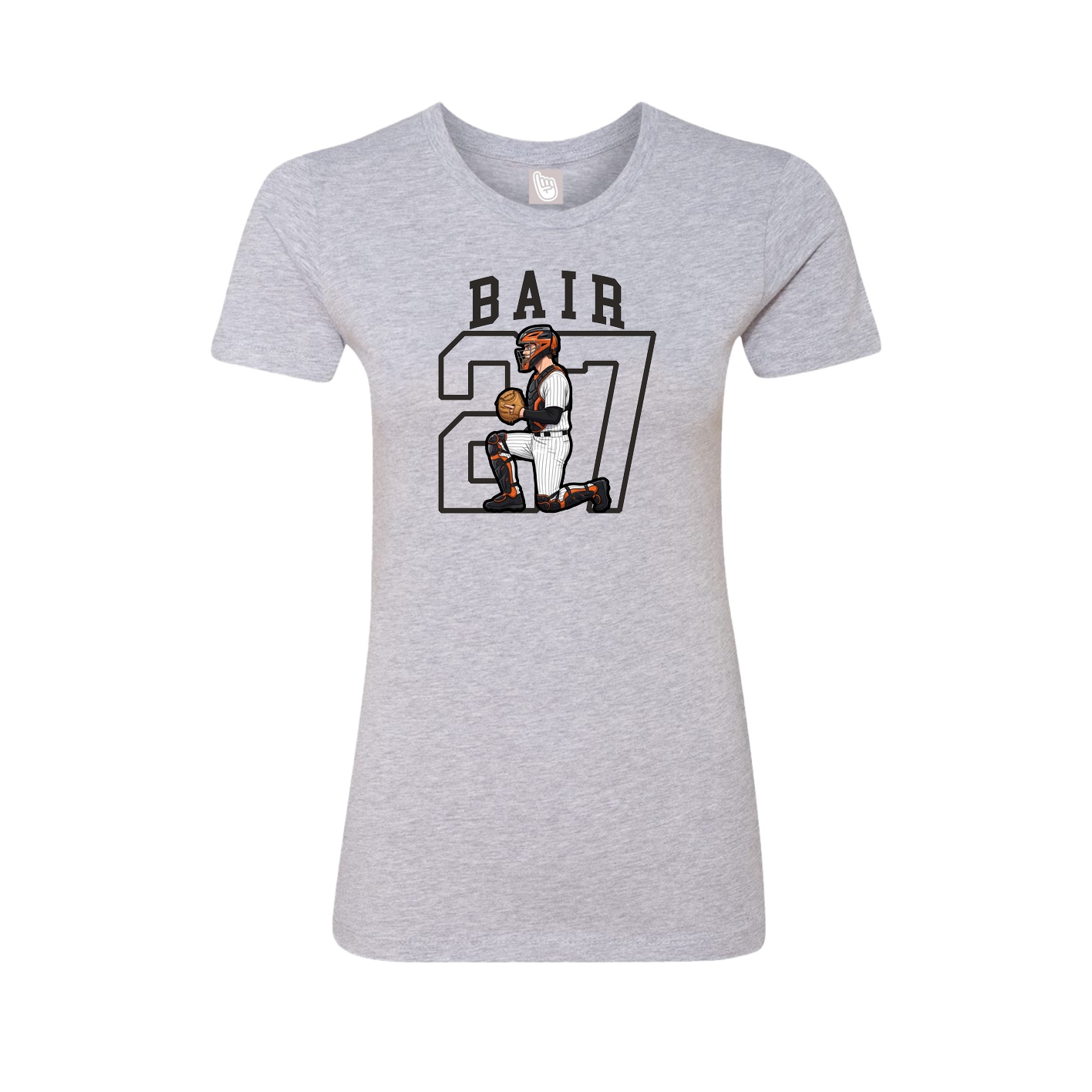 Fitted Women's Tee — Shirsey in Grey