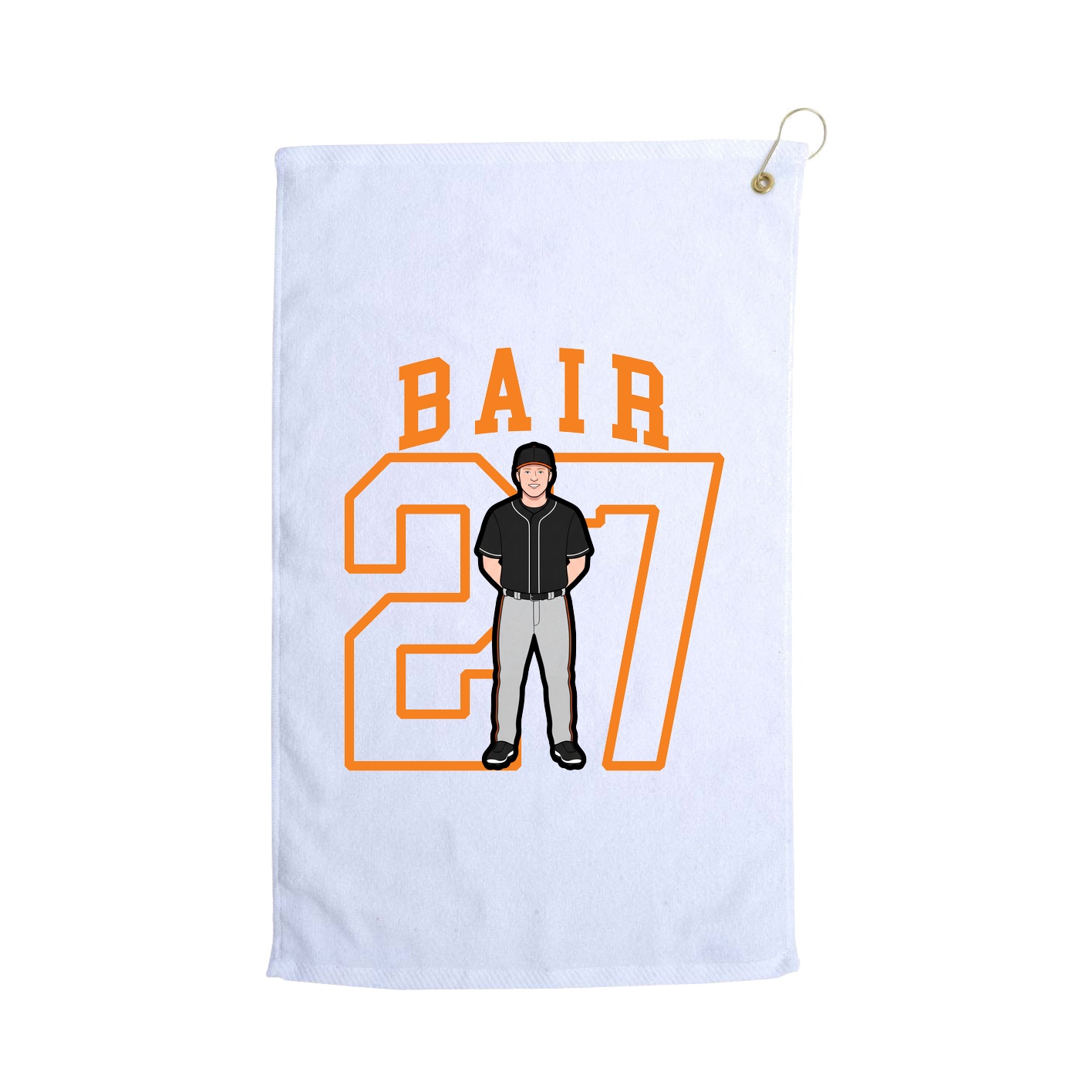 Golf Towel — Shirsey in White