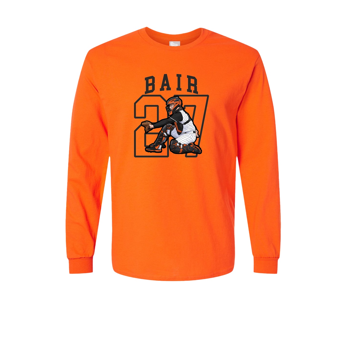 Long Sleeve Tee — Shirsey in Orange