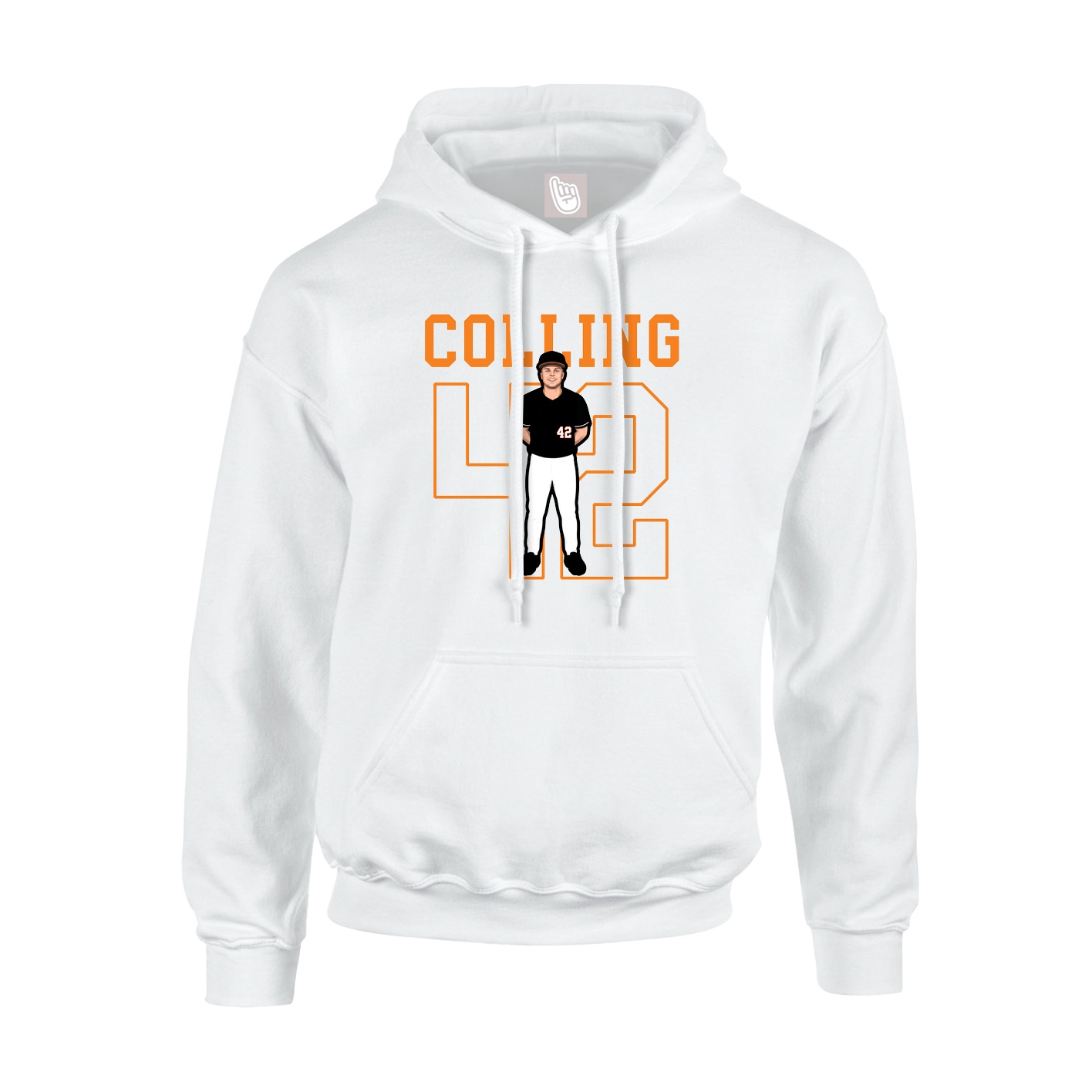 Hoodie — Shirsey in White