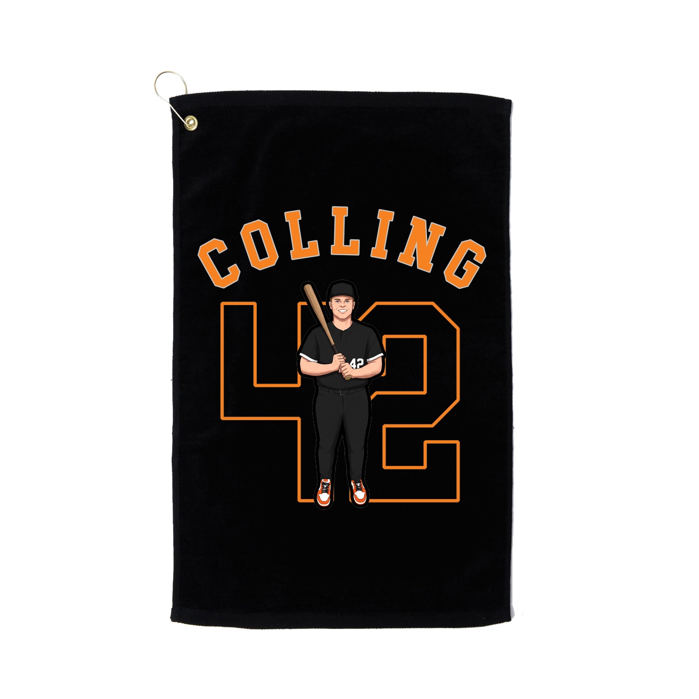 Golf Towel — Shirsey Arch in Black