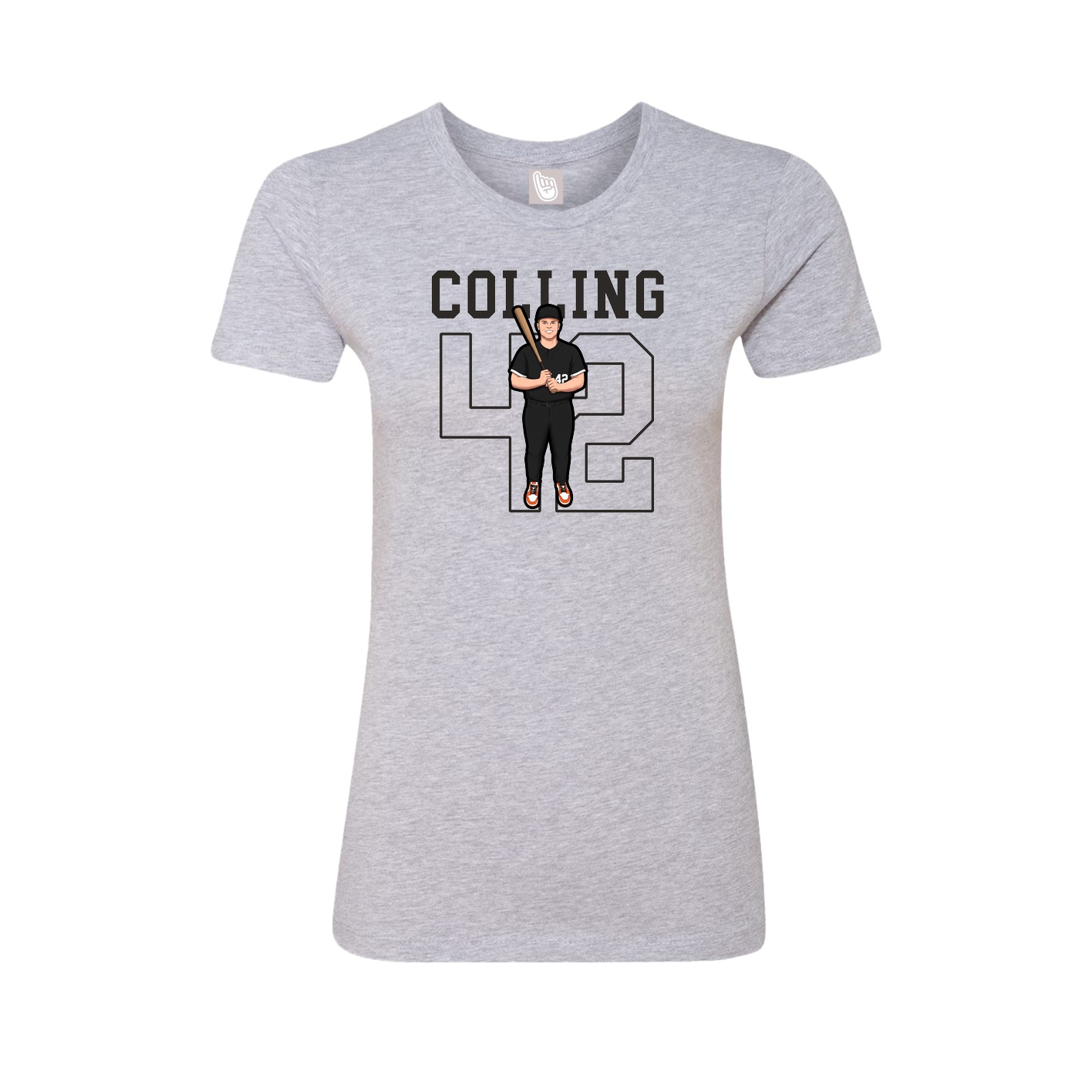Fitted Women's Tee — Shirsey in Grey