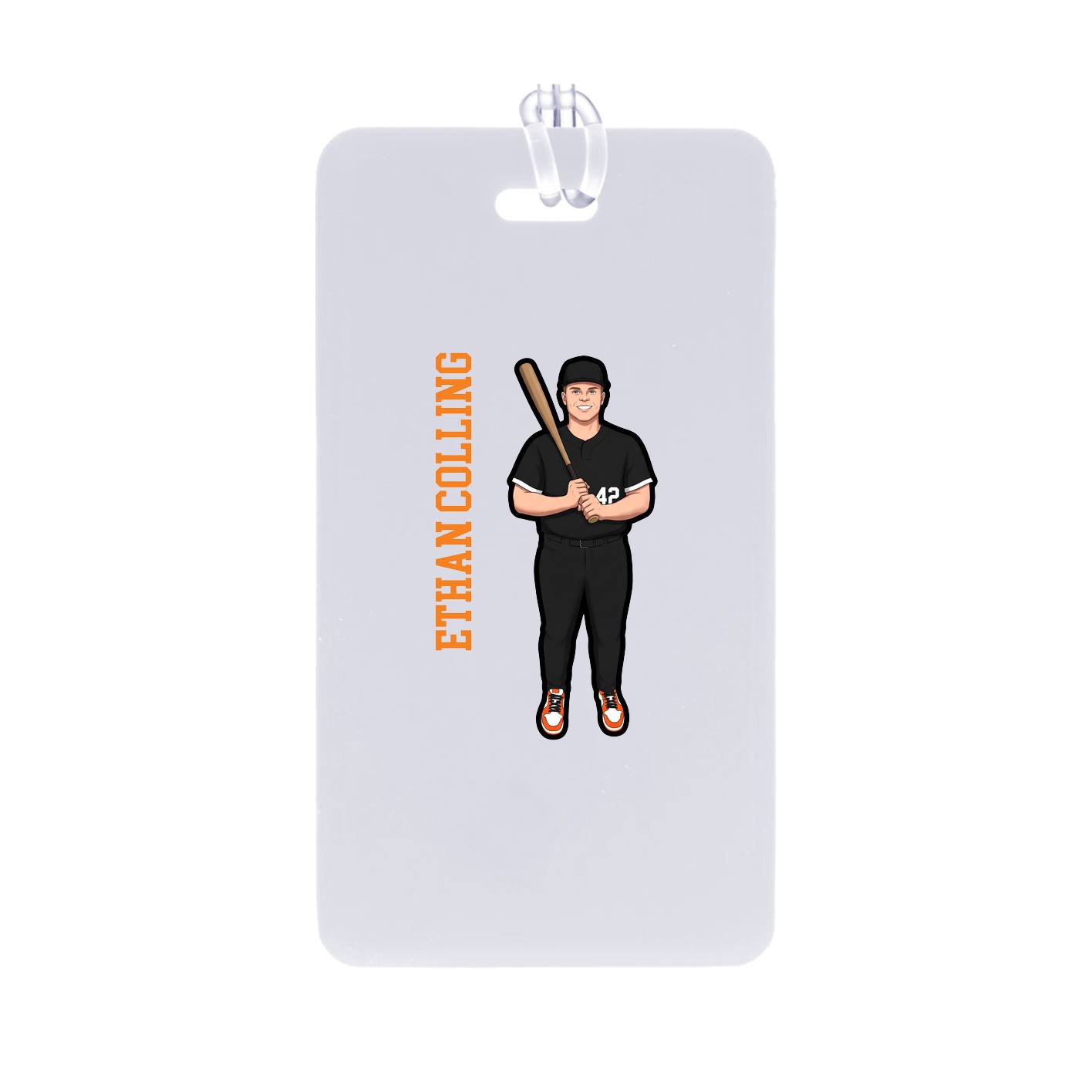Bag Tag — Name Vertical in Classic