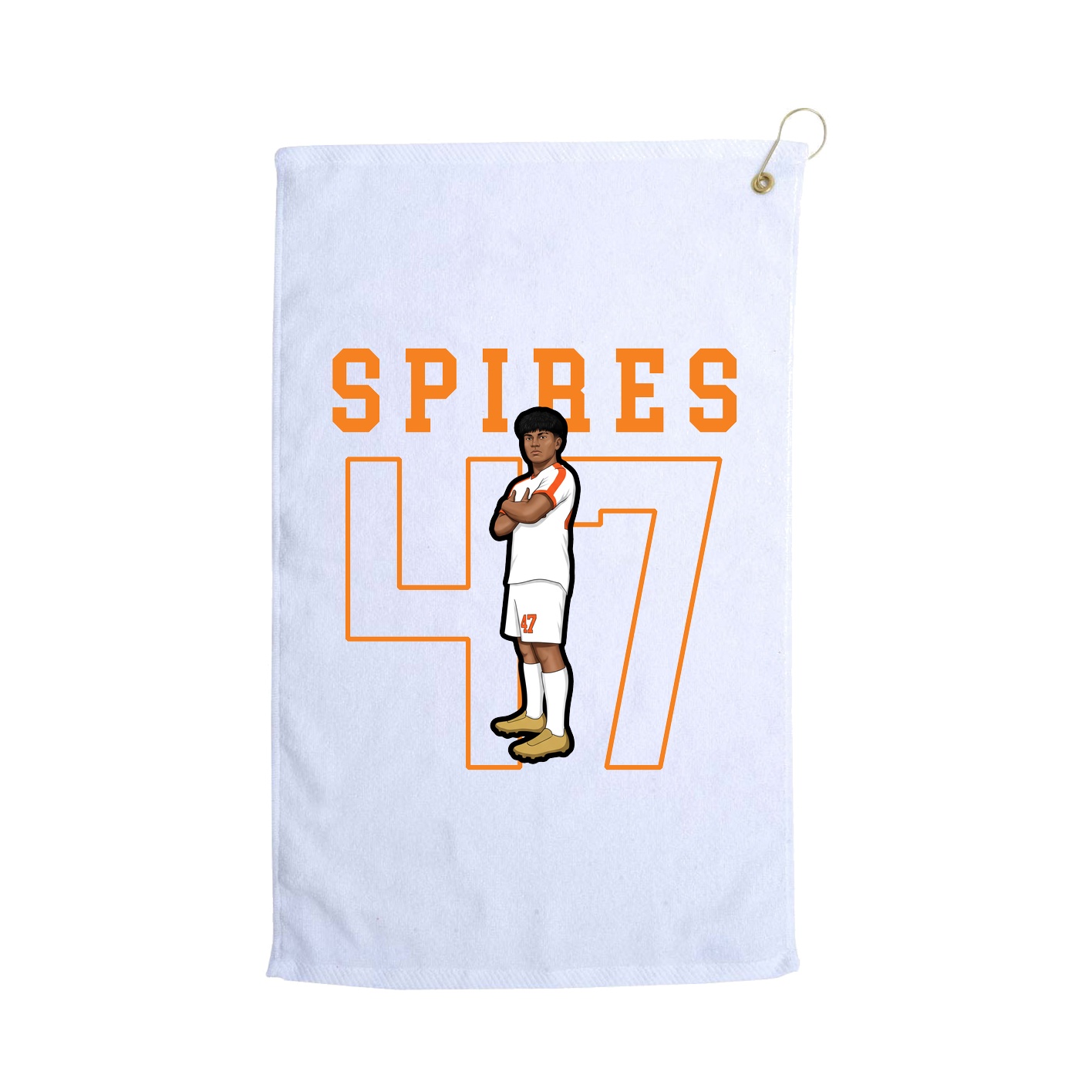 Golf Towel — Shirsey in White