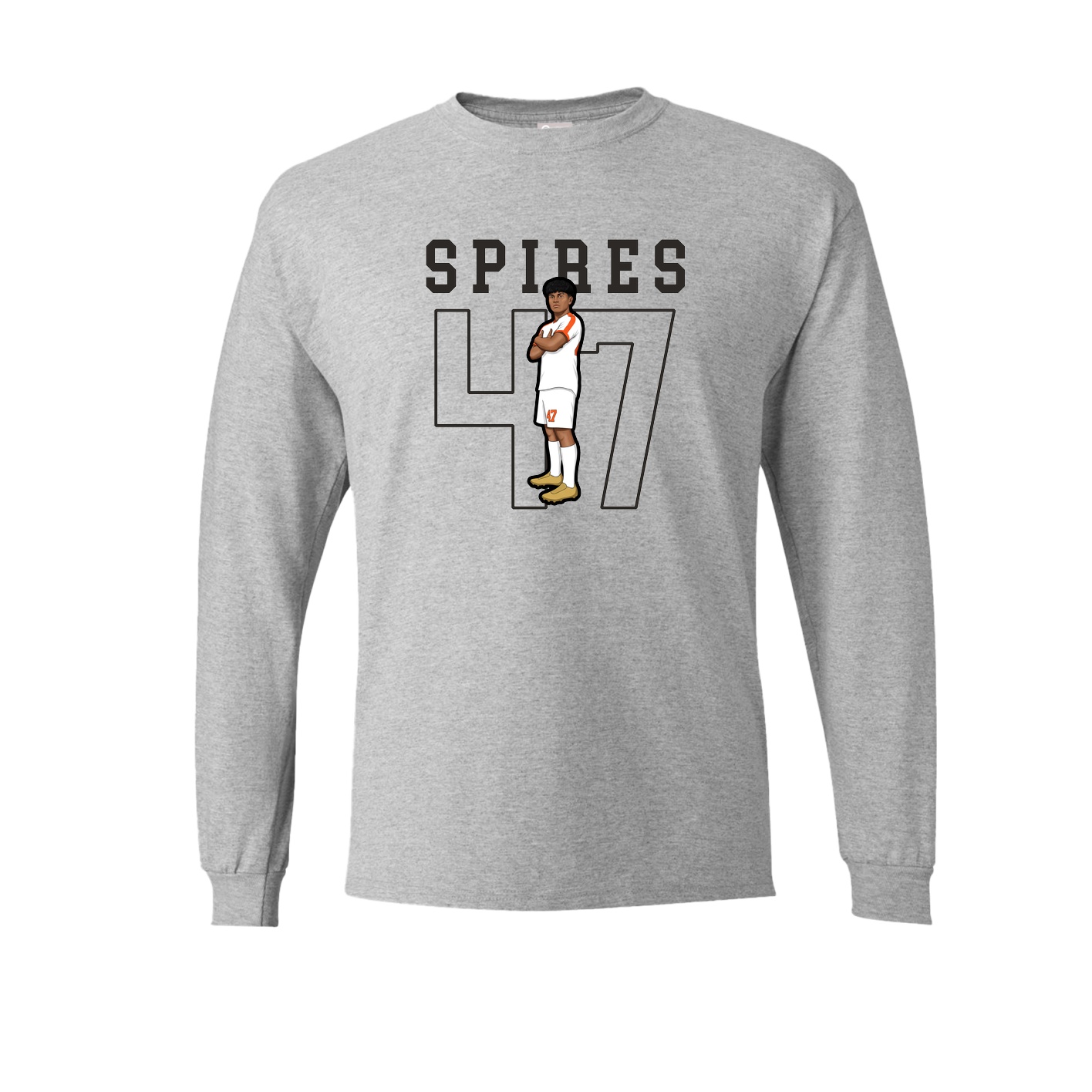 Long Sleeve Tee — Shirsey in Grey