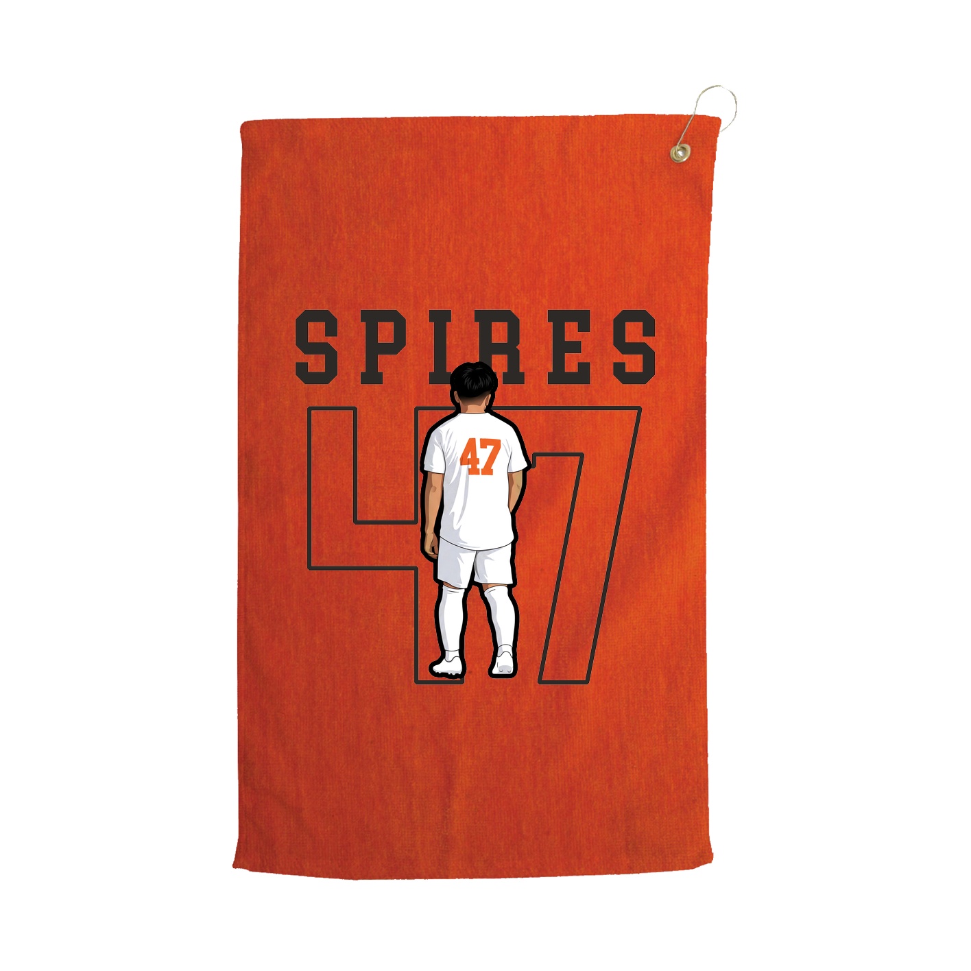 Golf Towel — Shirsey in Orange