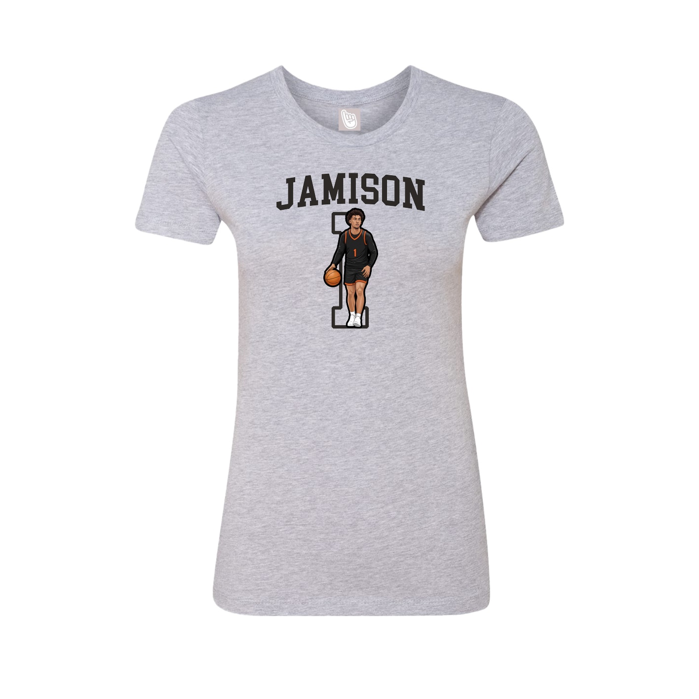 Fitted Women's Tee — Shirsey in Grey