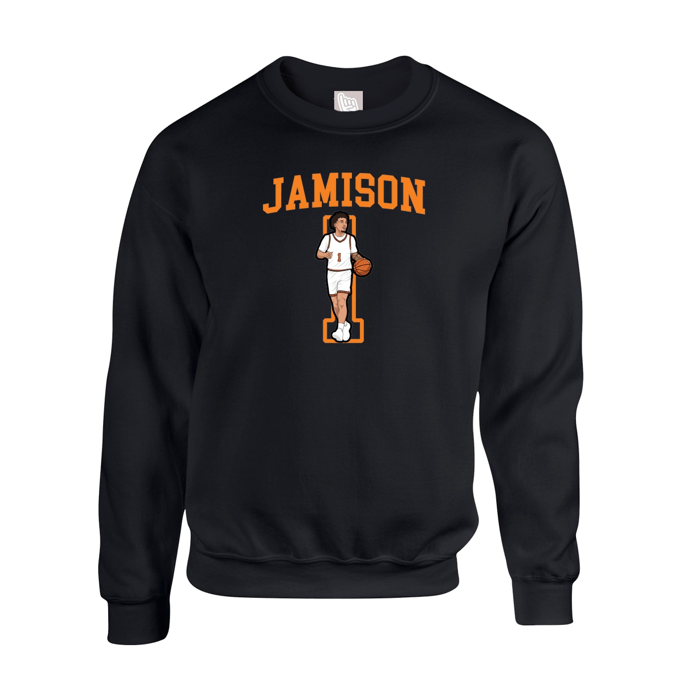Fleece Crew — Shirsey in Black