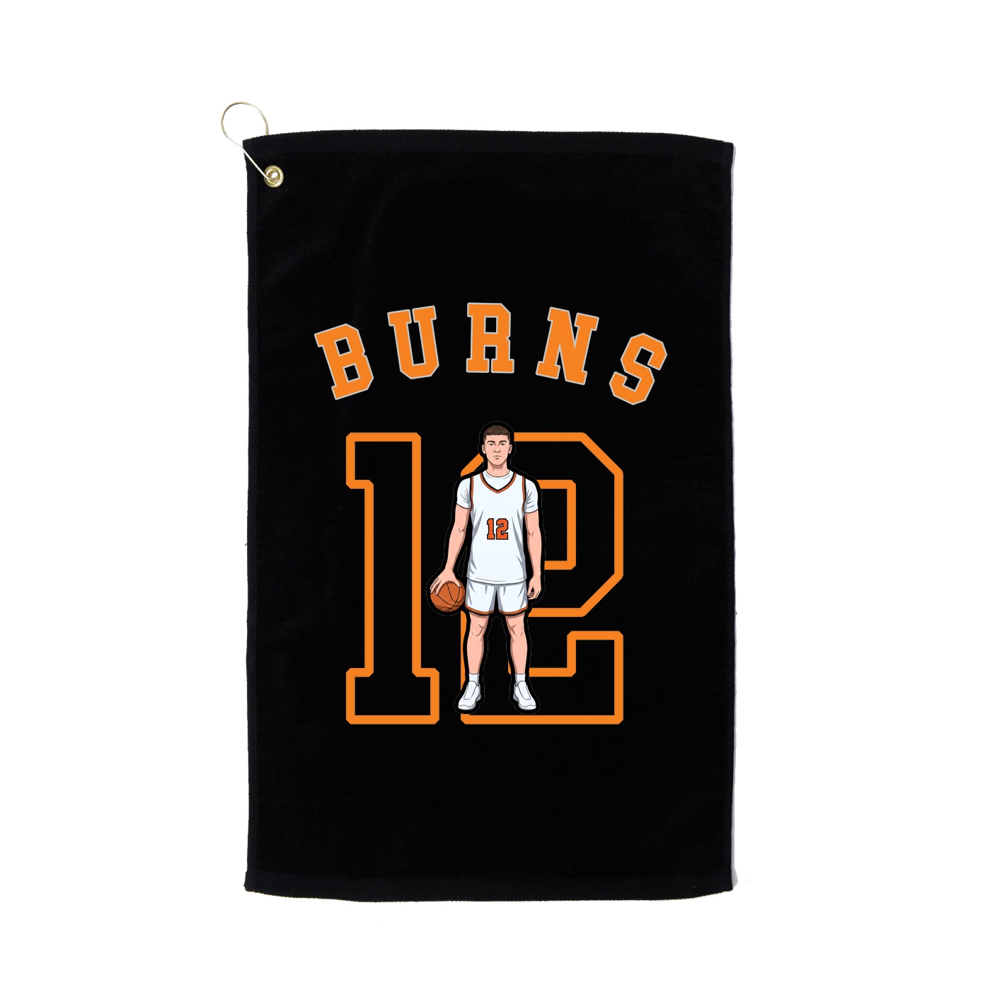 Golf Towel — Shirsey Arch in Black