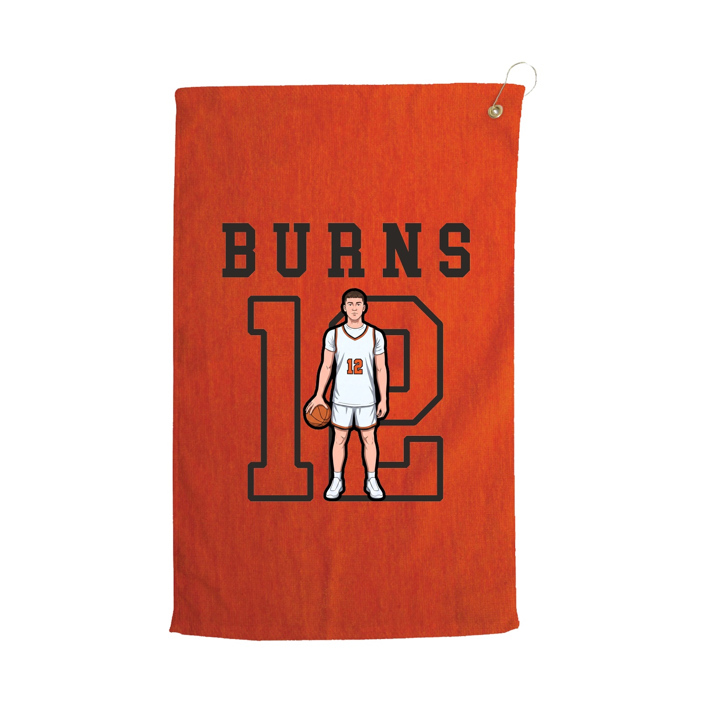 Golf Towel — Shirsey in Orange