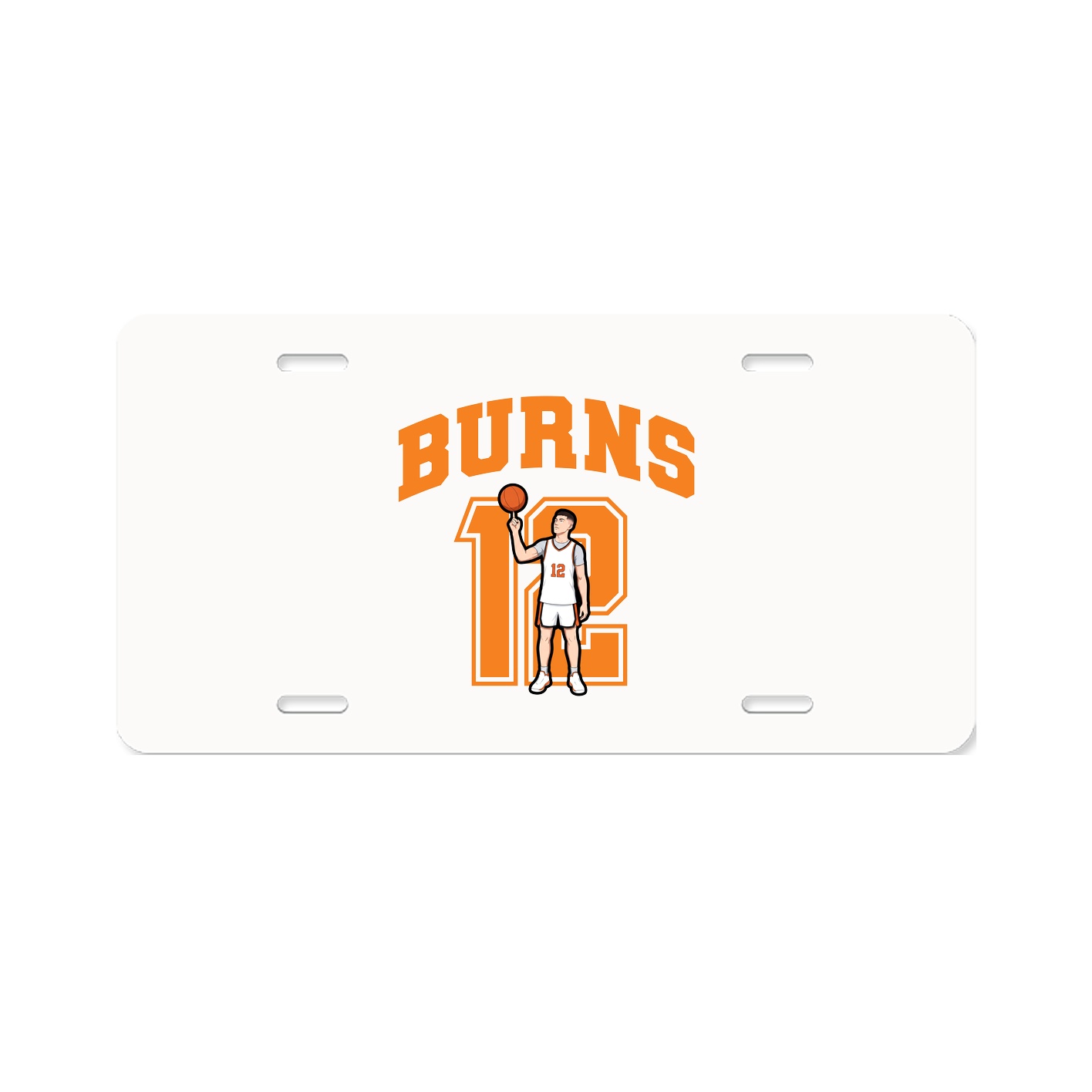 License Plate — Number in Classic