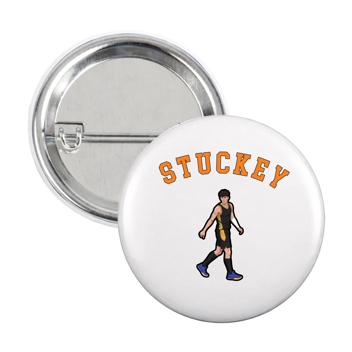 Game Day Button — Shirsey Arch in White