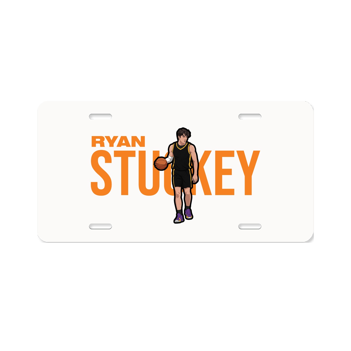 License Plate — Player Name in Classic