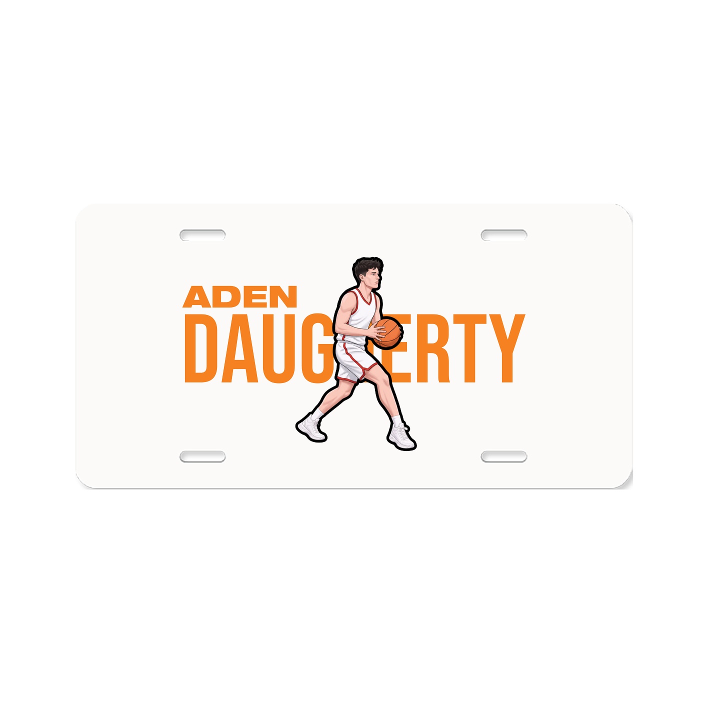 License Plate — Player Name in Classic
